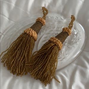 Vintage French Gold tassels